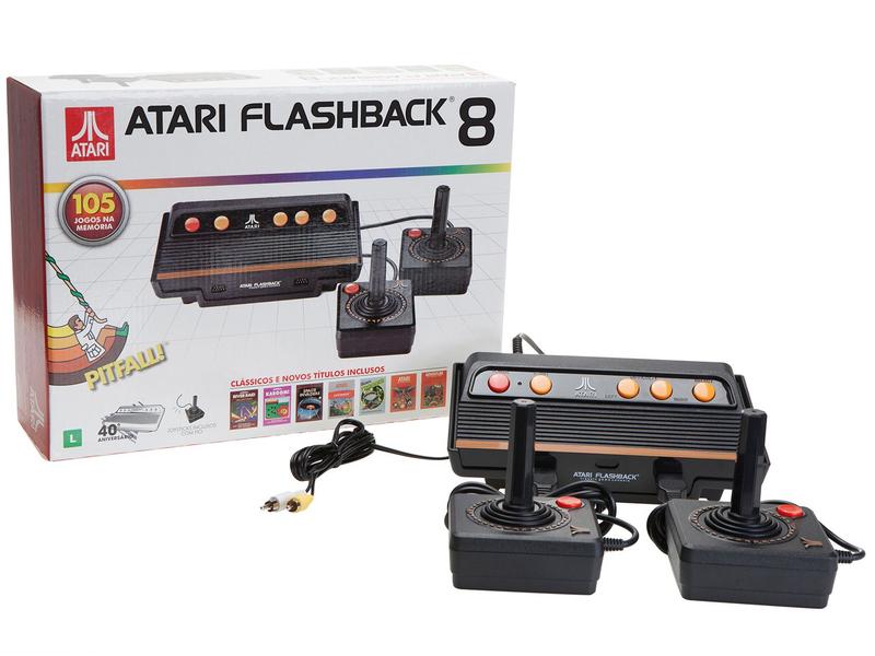 Atari Flashback 8 Tec Toy 2 Controles - Fabricado no Brasil com